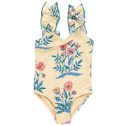 Girls Via Suit - Pale Yellow Poppy