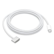 Apple Magnetic USB-C to MagSafe 3 Charging Cable, 6.56 ft., White (MW613AM/A)