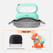 [Limited time deal]HTVRONT Hat Heat Press Machine With Vinyl Box For Free,for trucker hat&cap