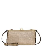 Missoula Frame - Distressed Metallic Raffia
