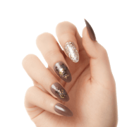 KISS Gel Fantasy Jelly Press On Glue Nails - Floral Jelly