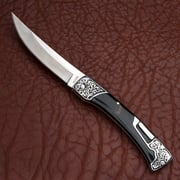 Rugged Folding Knife with Saddle Lock