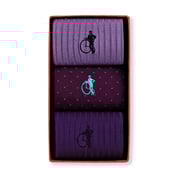 Purple Polish, 3-Pair Box