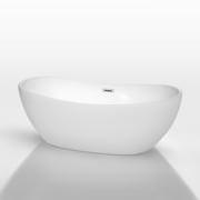 Rebecca 65" Soaking Bathtub by Wyndham Collection - White