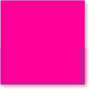 4" x 4" Fluorescent Pink square labels (500 per Roll)