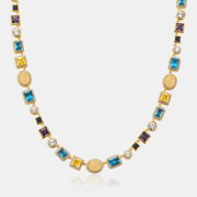 Sapphire Gemstone Necklace (Gold)