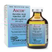 Vitamin C Injection Ascorbic Acid 25,000 mg Per 50 mL Multi-dose Vial (Rx) *Refrigerated