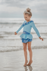 Ice Queen Rash Guard Swim Set