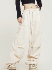 CTB Pleated Baggy Cargo Pants