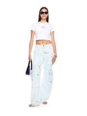 Cargo Denim Pants