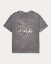 Stray Rats Boxy T-Shirt - Washed Grey