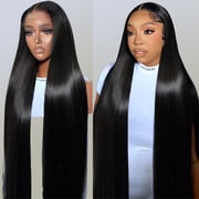 Ishow Undetectable Real HD Lace Wigs 4x4 Lace Closure Wig 250% Density 40 Inch Long Wig Body Wave/Straight/Deep Wave/Curly Wigs