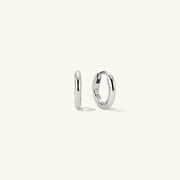 Tube Gold Hoop Huggie Earrings | Mejuri