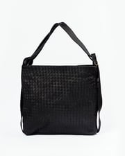 Woven Evra Tote - Black