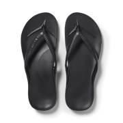 Arch Support Flip Flops - Classic - Black