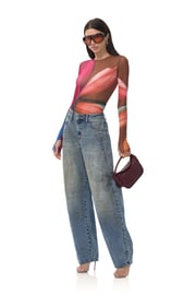 Kaylee Top - Earthen Leaf Lotus