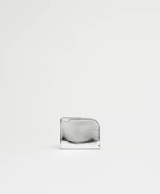 Compact Zip Wallet - Silver Mirror
