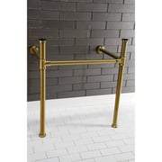 Fauceture VPB33087 Stainless Steel Console Sink Legs, Brushed Brass