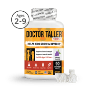 Doctor Taller Kids, Grape Multivitamins, Ages 2-9, 90 Vegan Chewables