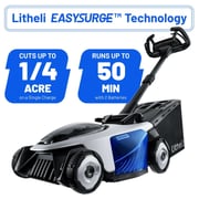 Litheli EASYSURGE™ 18.5" Lawn Mower | Includes 2 x 4.0Ah Ultra Batteries | Effortlessly Tackle Lawns up to 12500 Sq. Ft.