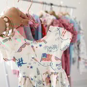 AMERICAN SUMMER • kids twirl dress (flash)
