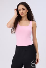 Ribbed Knit Tank Bodysuit
