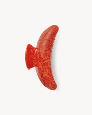 Jumbo Heirloom Claw in Poppy