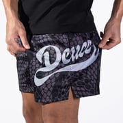 Deuce Mesh Shorts | Greyscale Mamba