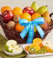 Happy Birthday Premier Orchard Fruit Gift Basket