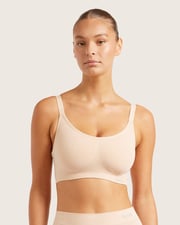 Full Bust Wireless Bra - Shell