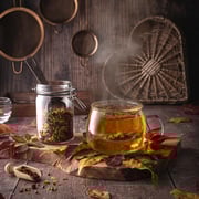 Kettle Corn Kiss: Sweet & Nutty Toasted Rice Green Tea with Caramel & Vanilla