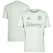 Men's San Jose Earthquakes adidas Light Green 2025 One Planet Pre-Match Top