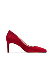 Lola: Deep Red Suede