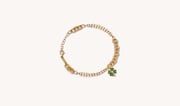 Clover Charm Bracelet 14k
