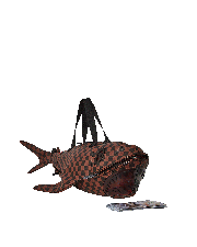 SHARKS IN PARIS CLEAR FOR TAKEOFF SHARK MEDIUM DUFFLE