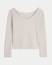 Gilly Hicks Wide V-Neck Top