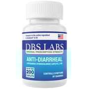 DBS LABS Diarrhea Relief, Loperamide 2mg - 200 Caplets