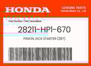 PINION, KICK STARTER (28T)