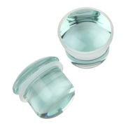 Vintage Clear Glass Single Flare Plugs