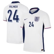 England Nike Dri Fit Adv Home Match Shirt 2024 - Kids with Palmer 24 printing