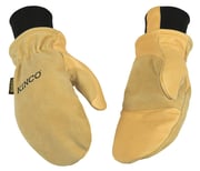 Kinco 901T-M Lined Heavy Duty Premium Grain & Suede Pigskin Mitt Glove, Medium