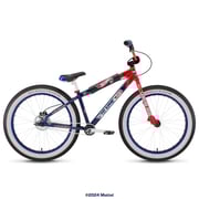 SE Bikes Hot Wheels Fat Ripper 26" BMX Freestyle Bike-Blazin' Blue