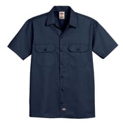 Dickies Men's Short-Sleeve Traditional Work Shirt - Navy