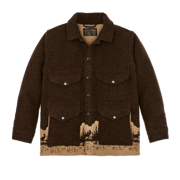 Jacquard Wool Cruiser - Brown / Khaki Moose
