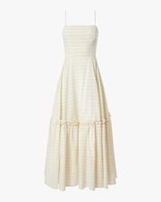 Ruffle Flare Midi Dress