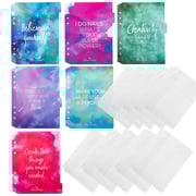 Nail Stamping Plate Organizer Binder Refill Set - 6 Dividers & 10 Insert Pages