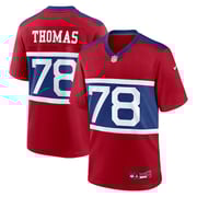 Men's Nike Andrew Thomas Century Red New York Giants Alternate Player Game Jersey