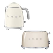 KLF05 Retro 50's Style Mini Kettle 0.8L & TSF01 2 Slice Toaster Set