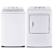 3.7 Cu. Ft. Top Load Washer with 6.7 Cu. Ft. Electric Dryer - White