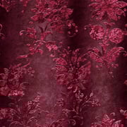 Embossed Claret Velvet 08
